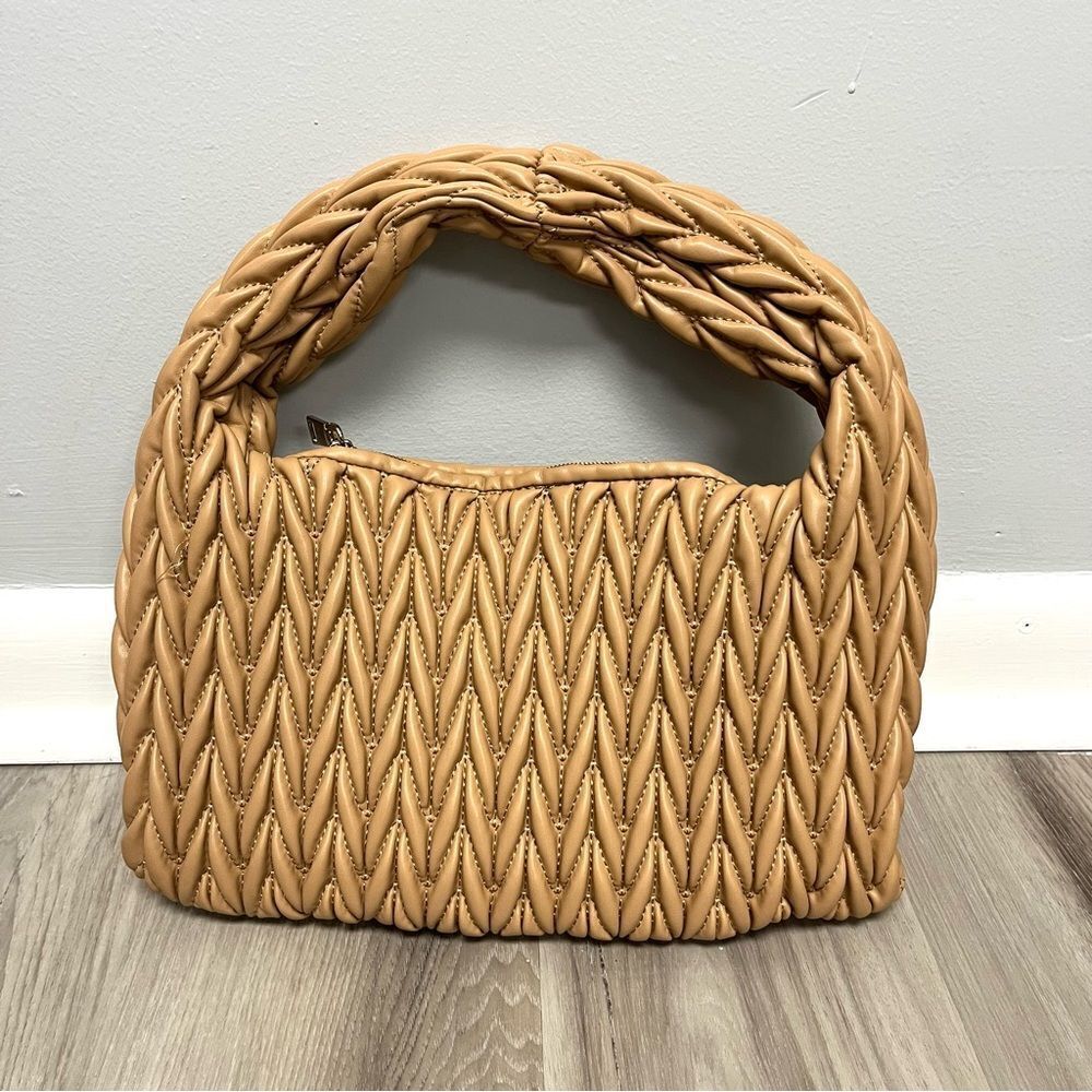 Shiraleah Purse Women's Mini Aster Tan Brown Woven Hobo Shoulder Handbagโ